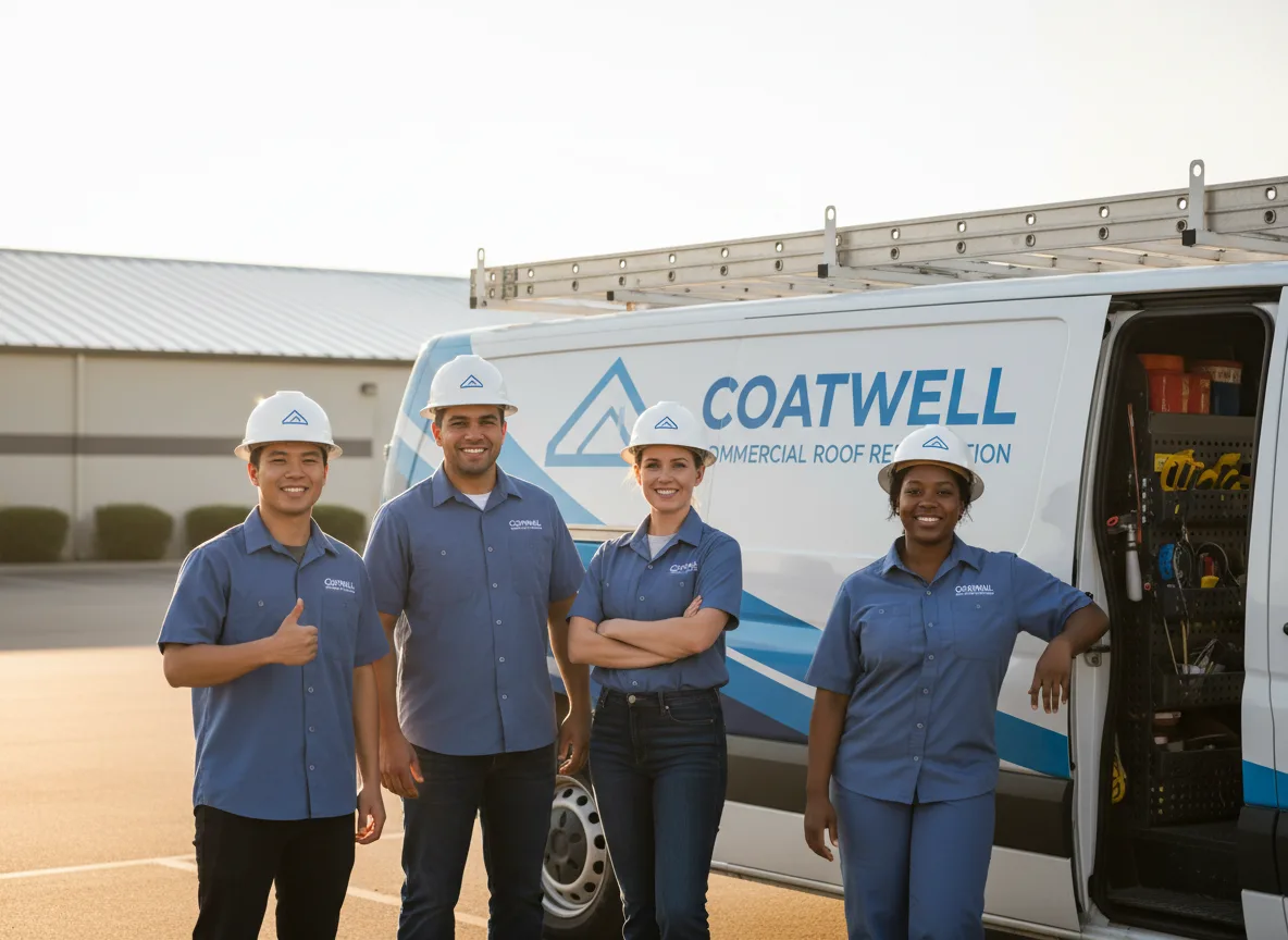Commercial roof coating company in Harper, OR
